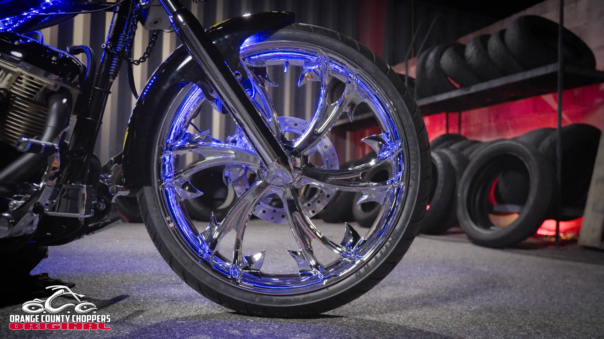 Chrome Spiked Wheel